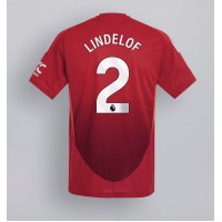 Camiseta Manchester United Victor Lindelof #2 Primera Equipación 2024-25 manga corta